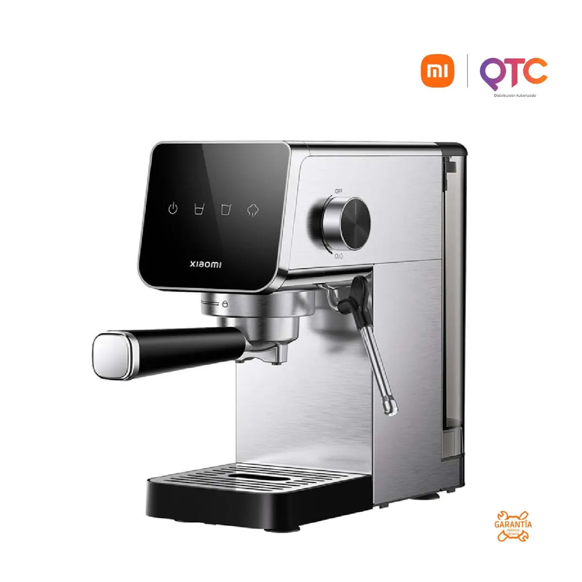 XIAOMI - Cafetera Expresso Semi-Automática Xiaomi - 20 Bar, Vaporizador de Leche, Diseño Compacto