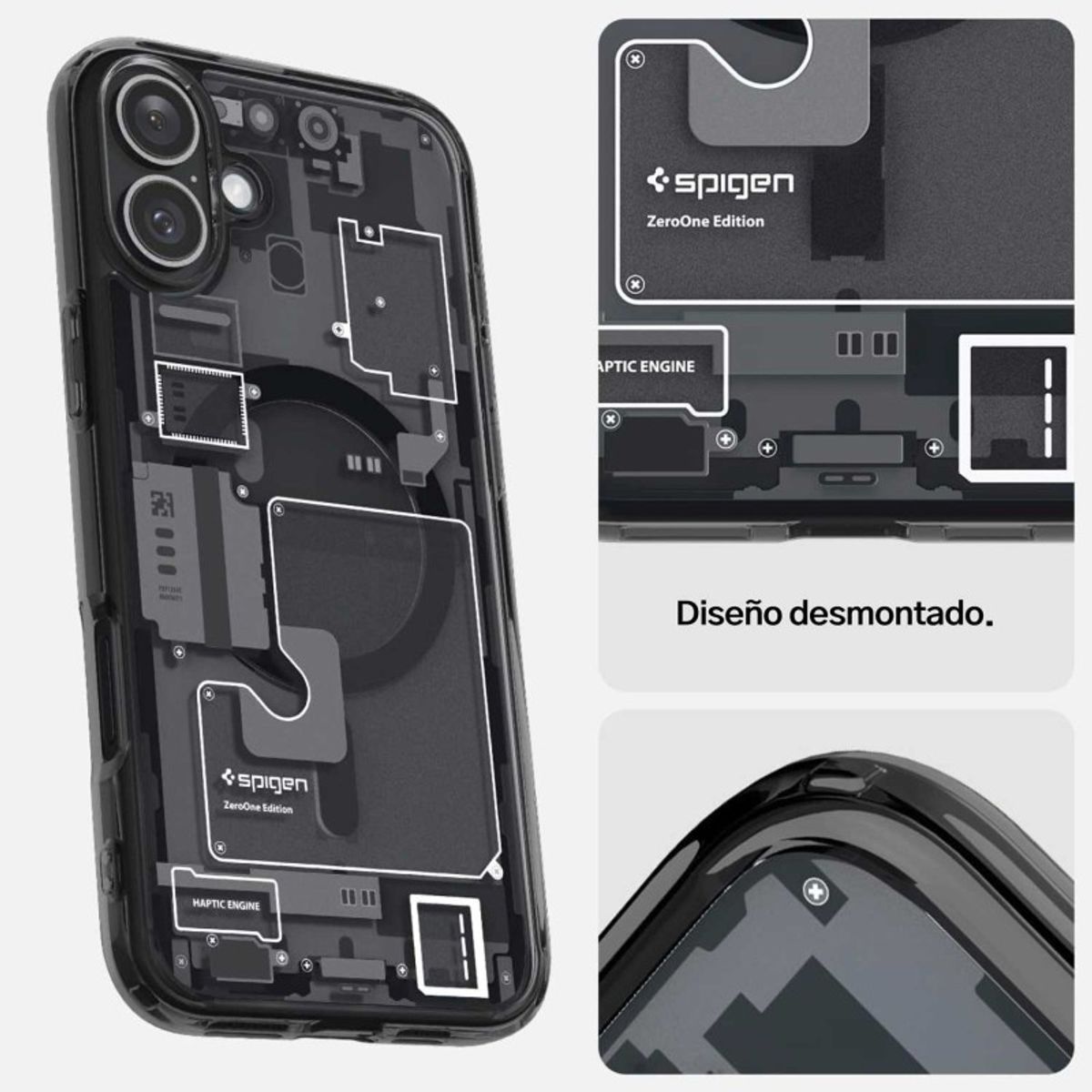 SPIGEN - Case Spigen Uh Zero One Para iPhone 16 Plus Con Magsafe