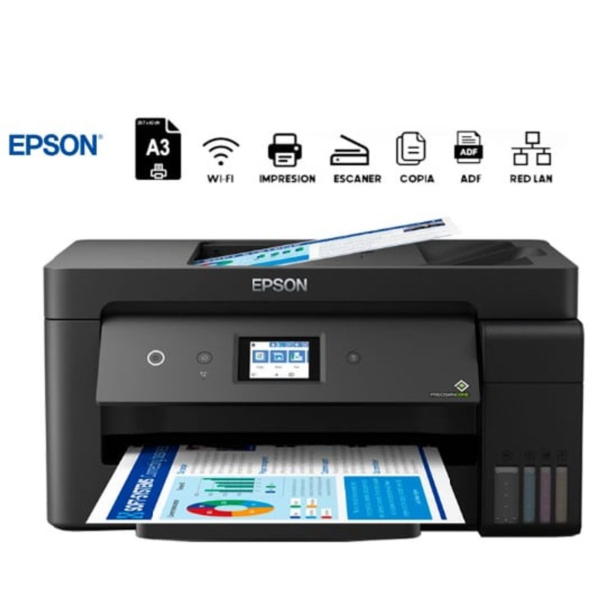 EPSON - Impresora Multifuncional A3 Epson L14150 wifi ADF