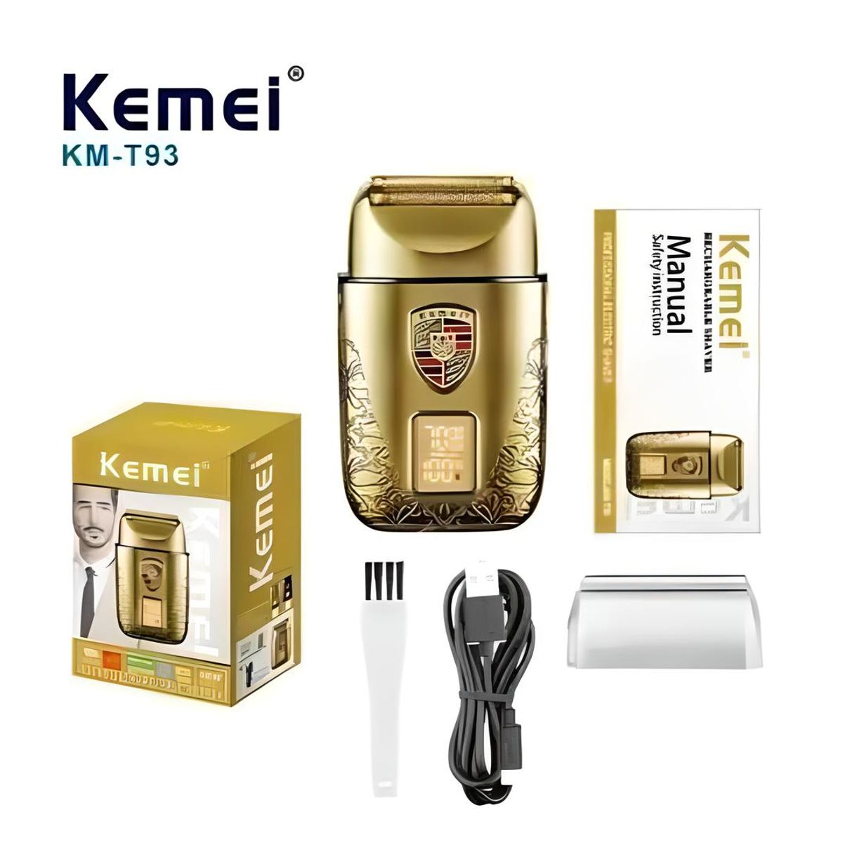 KEMEI - MAQUINA AFEITADORA RASURADORA MODELO KEMEI