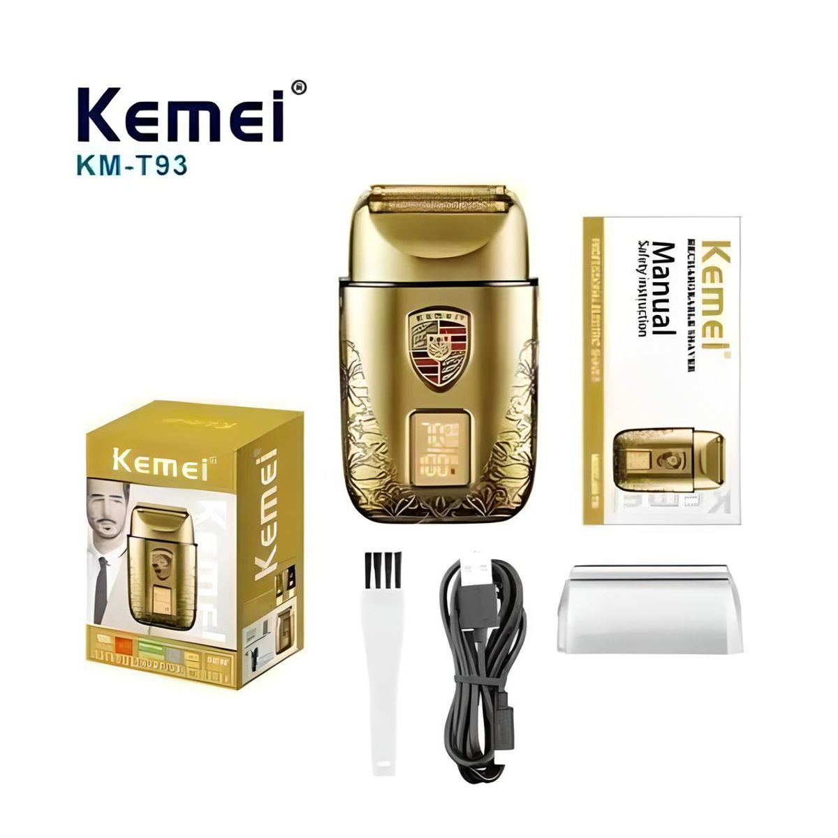 KEMEI - MAQUINA AFEITADORA RASURADORA MODELO KEMEI