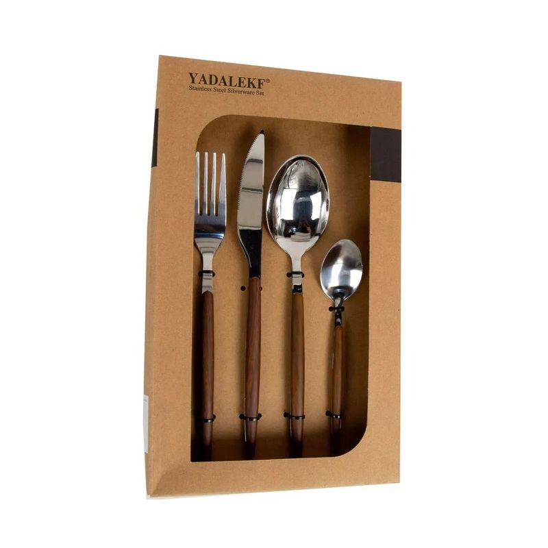 ICHIMATSU - Set Cubiertos x16 Pzas mMadera Cutlery