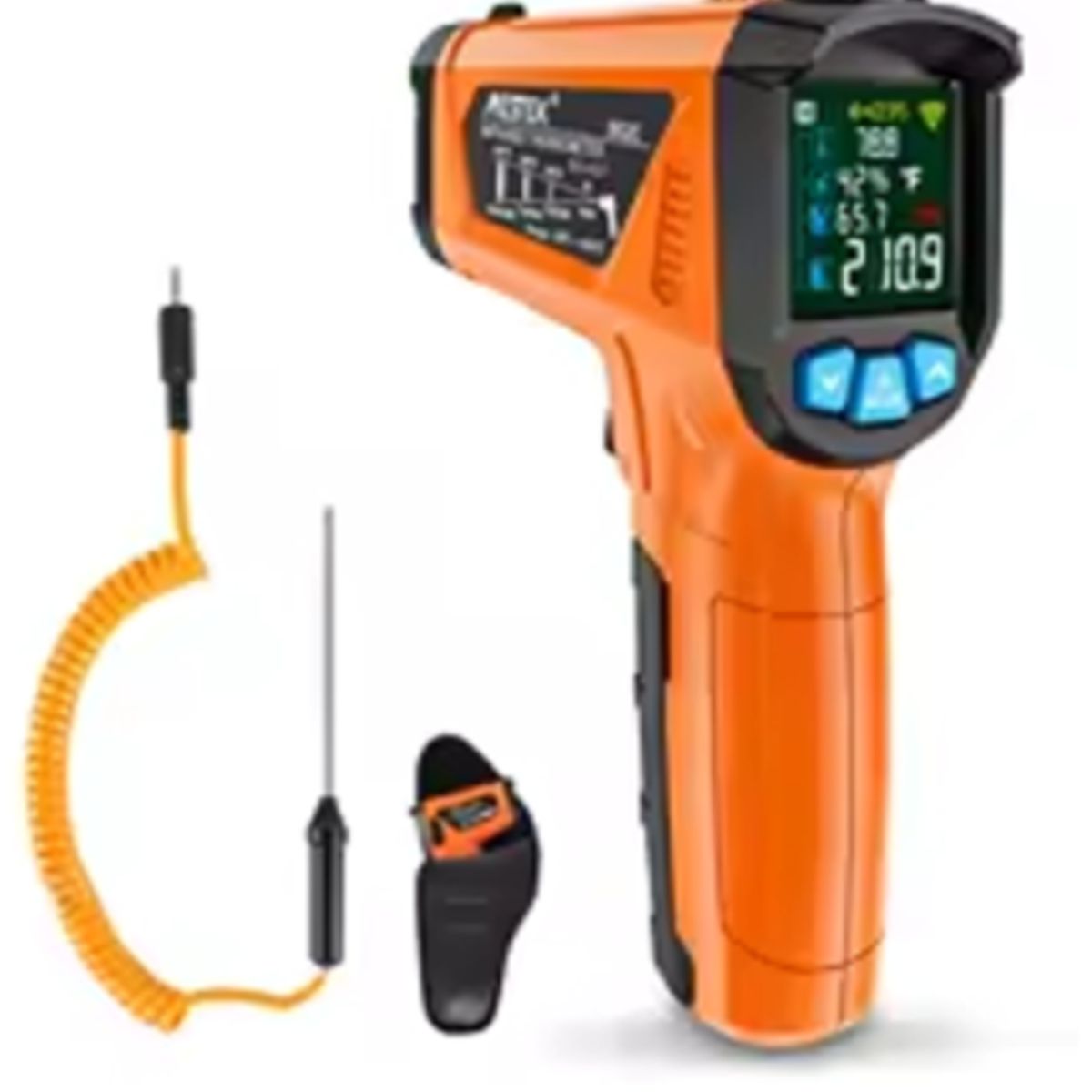 GENERICO - Pirometro Termometro Industrial Infrarrojo Mestek de -50 a 800 grados termopar