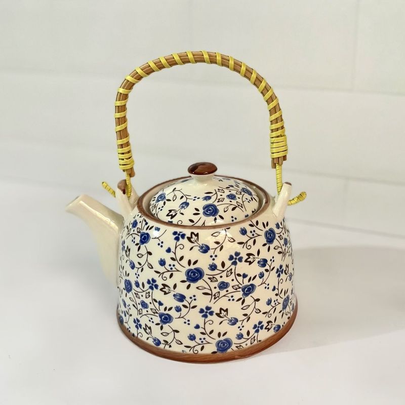 GENERICO - Tetera Oriental para Infusión con Filtro - Flores