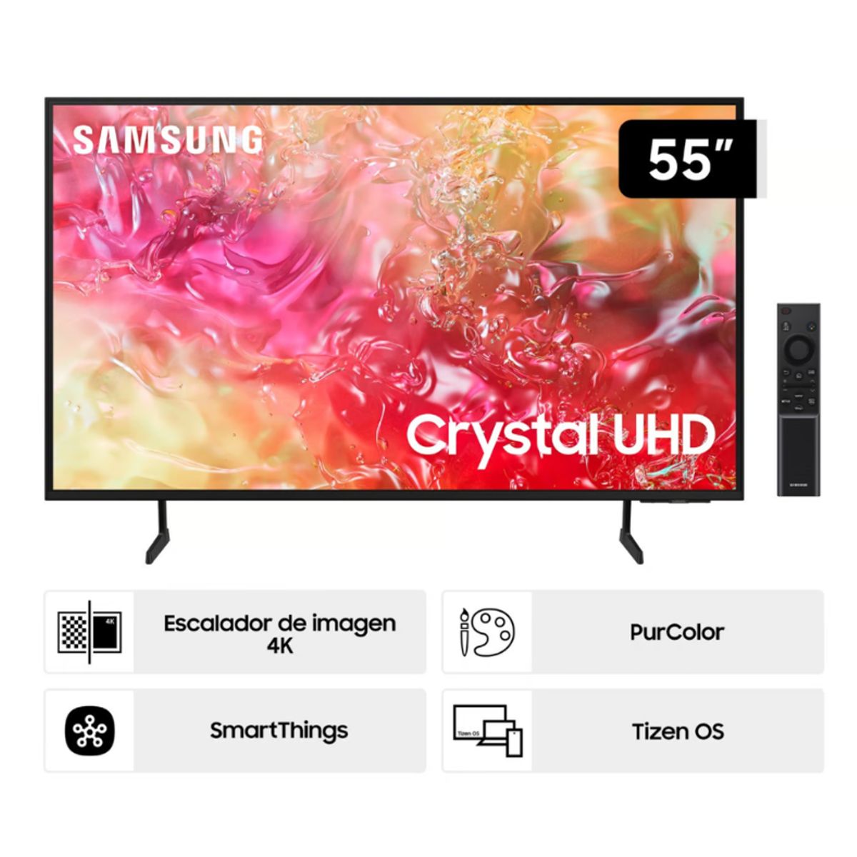 SAMSUNG - TELEVISOR DE 55 SAMSUNG UN55DU7000G + soundbar samsung