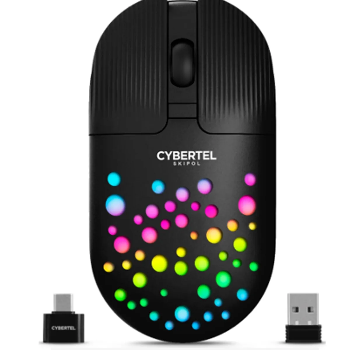 CYBERTEL - Mouse Inalambrico SKIPOL CYB M705-3M BT WIFI Recargable CYBERTEL