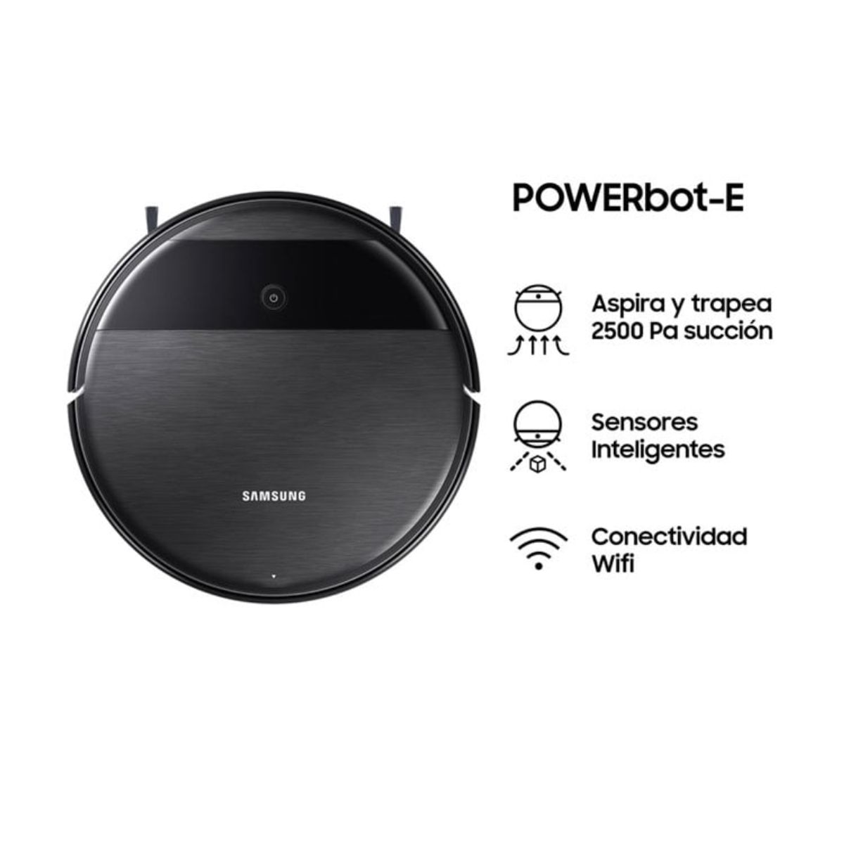 SAMSUNG - ASPIRADORA SAMSUNG INALÁMBRICA VR05R5050WKZS ROBOT POWERBOT-E