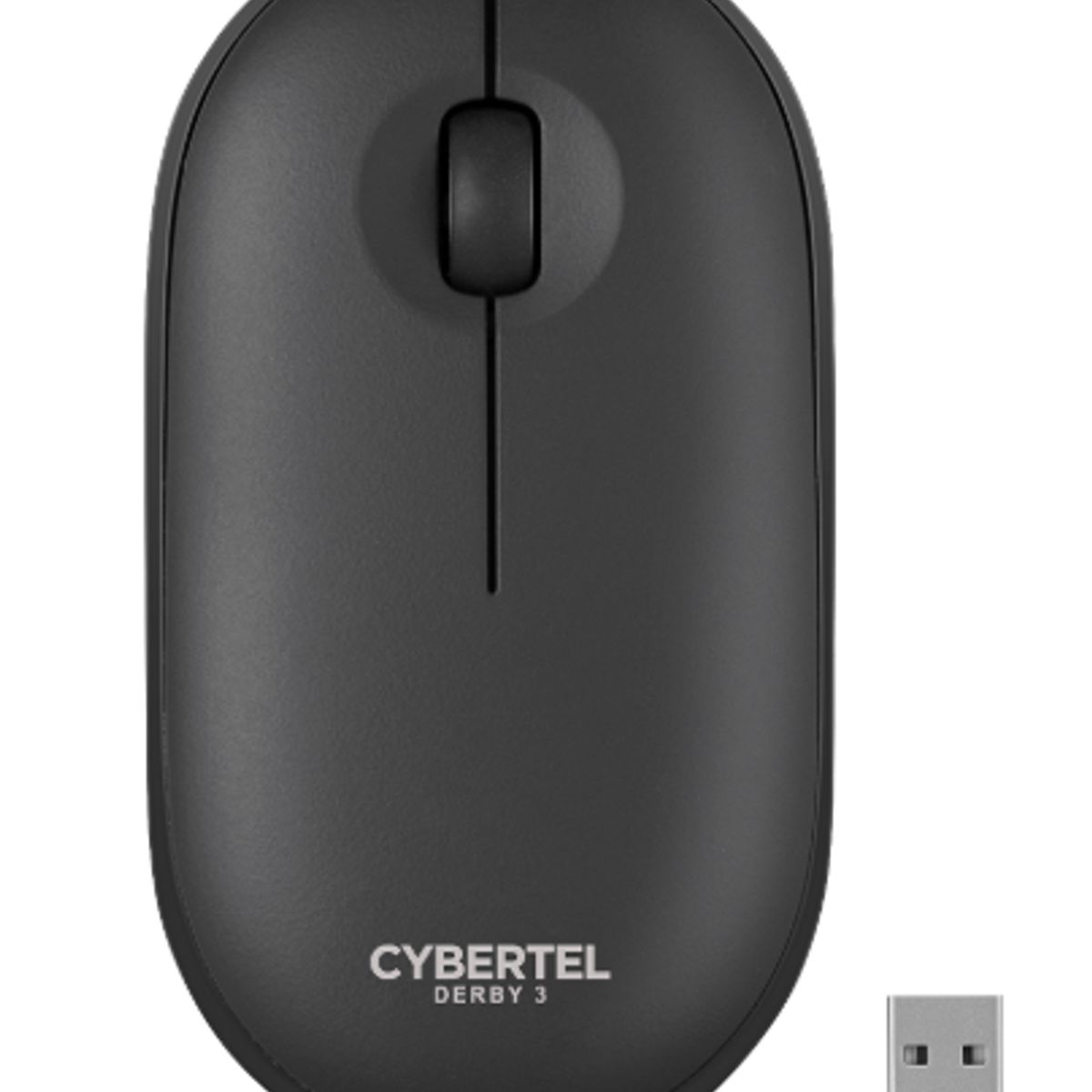 CYBERTEL - Mouse Inalambrico DERBY 3 CYB M320B-3M BT WIFI RECARGABLE CYBERTEL