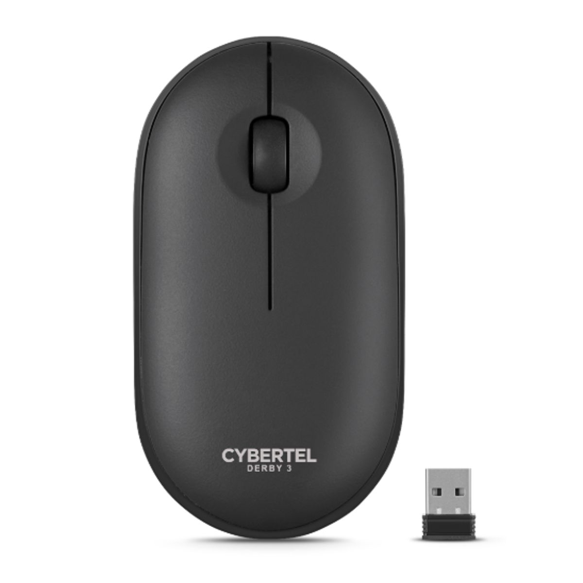 CYBERTEL - Mouse Inalambrico DERBY 3 CYB M320B-3M BT WIFI RECARGABLE CYBERTEL