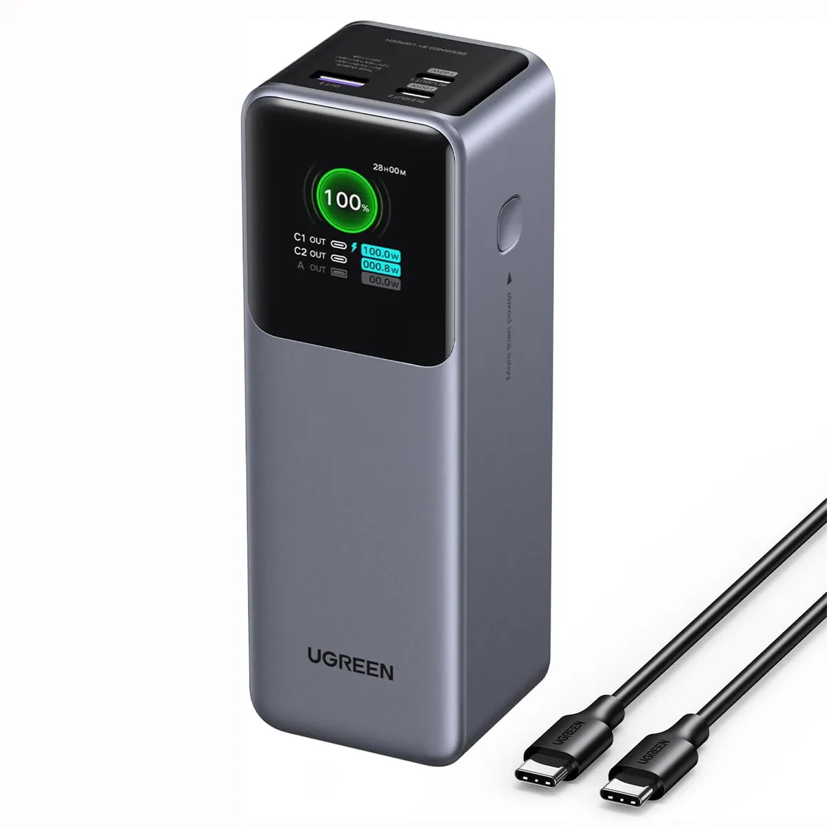 UGREEN - Power Bank UGREEN 25000mAh 200W Cargador Portátil Super Fast Charge