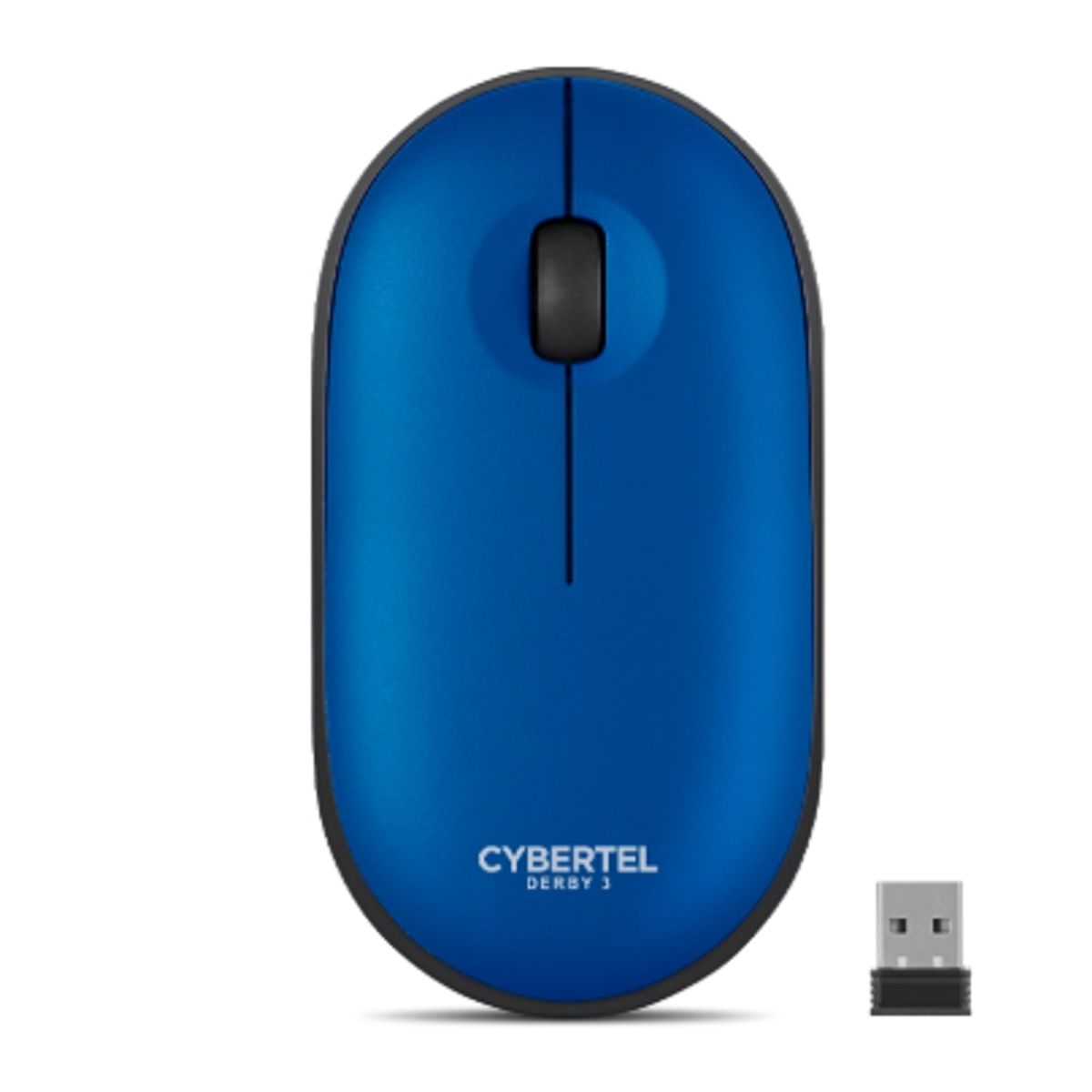 CYBERTEL - Mouse Inalambrico DERBY 3 CYB M320B-3M BT WIFI Recargable CYBERTEL
