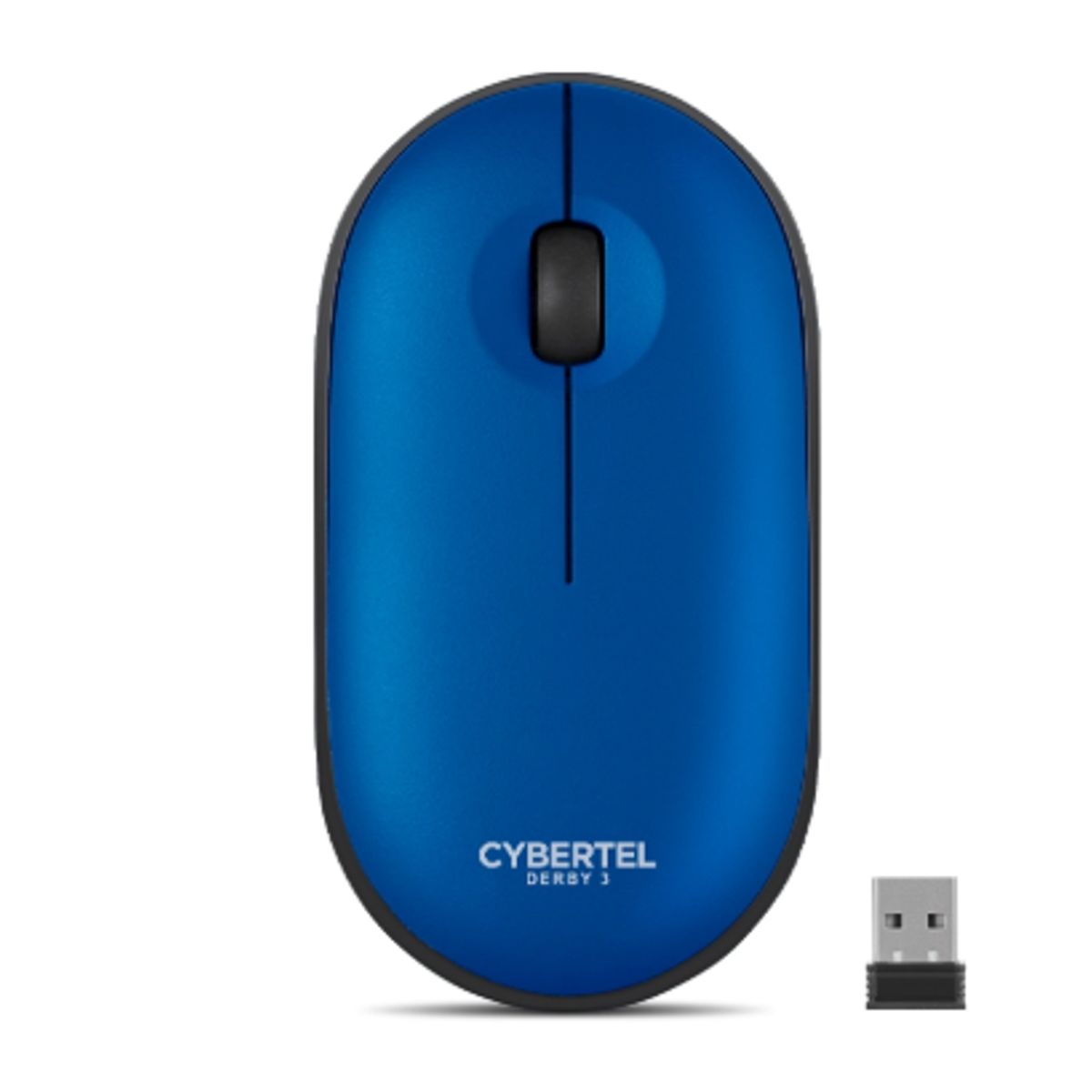 CYBERTEL - Mouse Inalambrico DERBY 3 CYB M320B-3M BT WIFI Recargable CYBERTEL