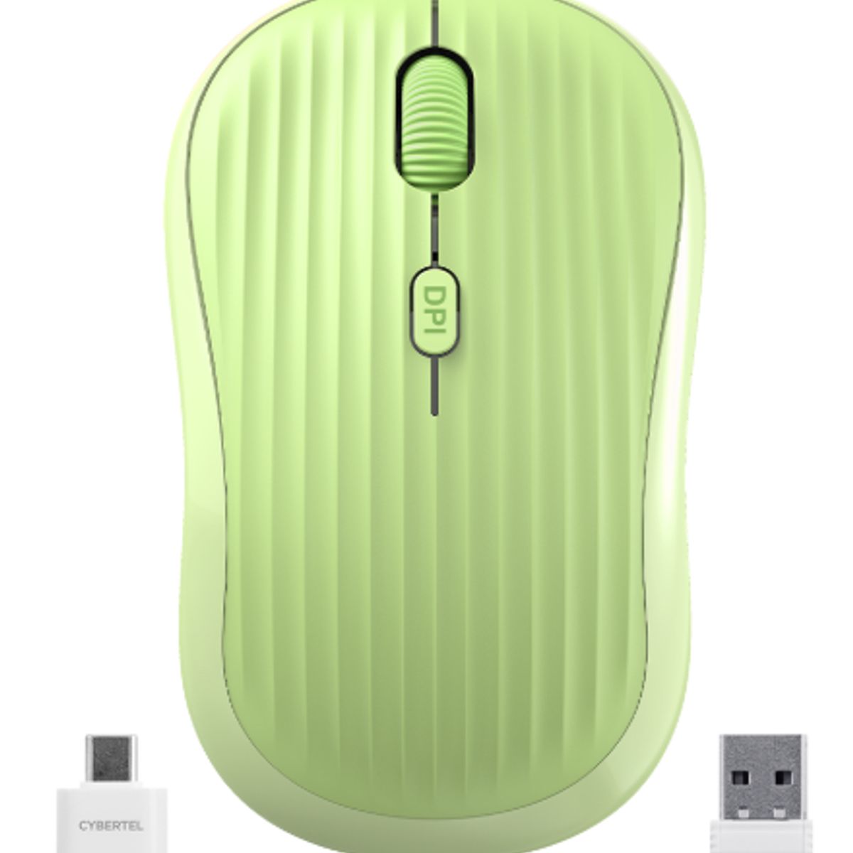 CYBERTEL - Mouse Inalambrico ACCORD CYB M701-3M BT WIFI RECARGABLE Verde CYBERTEL