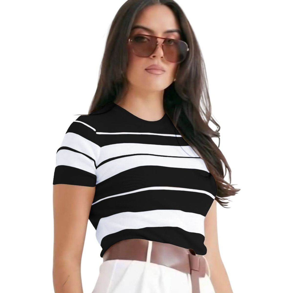 GENERICO - Polo Mujer Hilo New Ecoshoping 359G-17 Color Multicolor