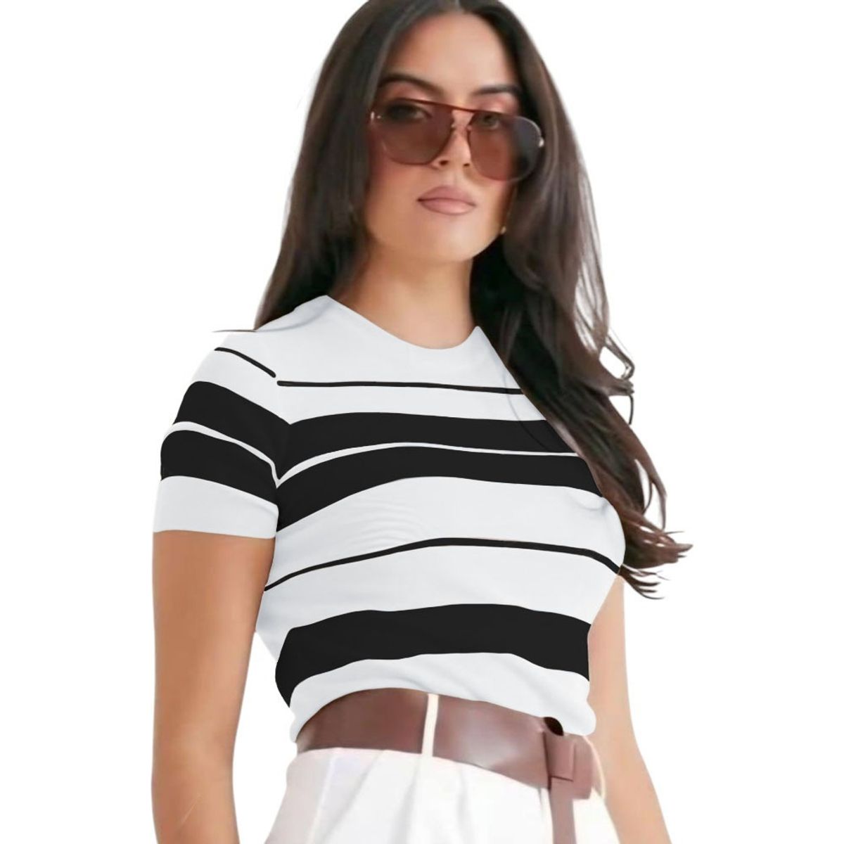 GENERICO - Polo Mujer Hilo New Ecoshoping 359G-17 Color Negro