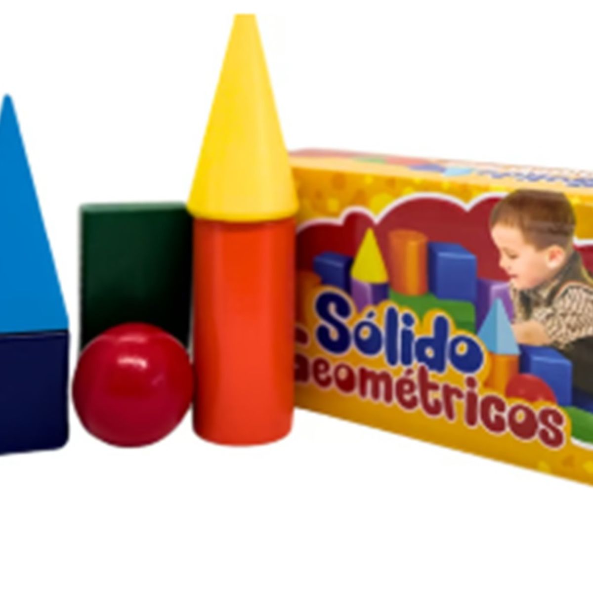 GENERICO - Juguete Didáctico Set de Sólidos Geométricos Coloridos