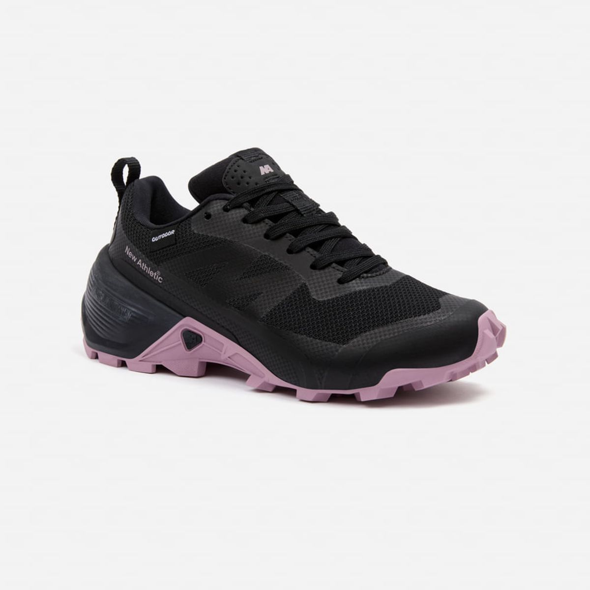 NEW ATHLETIC - Zapatillas New Athletic Outdoor Mountain60 Negro Con Uva Mujer