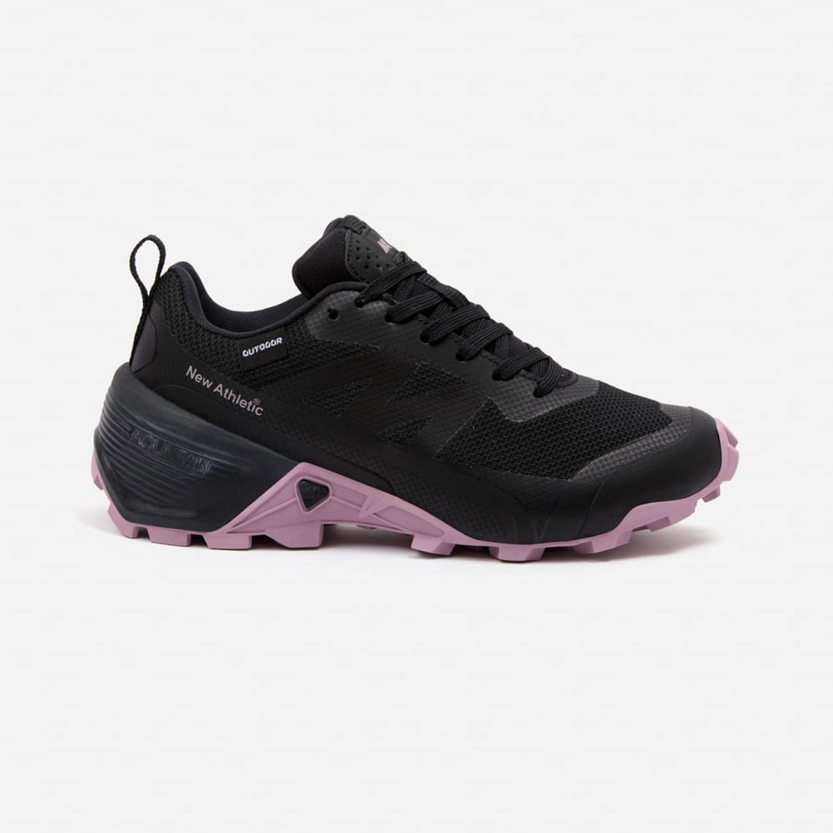 NEW ATHLETIC - Zapatillas New Athletic Outdoor Mountain60 Negro Con Uva Mujer