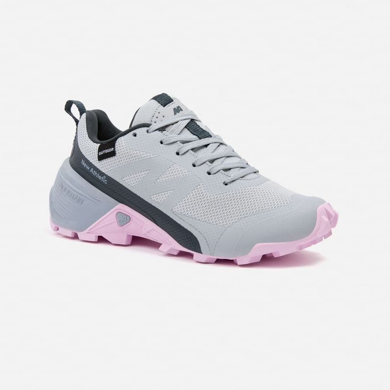 NEW ATHLETIC - Zapatillas New Athletic Outdoor Mountain60 Gris Con Rosado Mujer