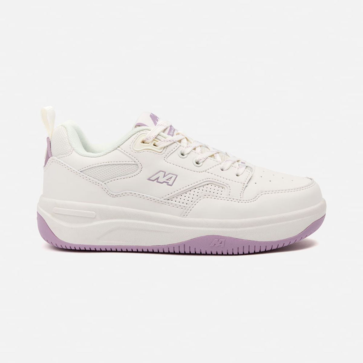 NEW ATHLETIC - Zapatillas New Athletic Skateboarding Kuel95 Crema Con Lila Mujer