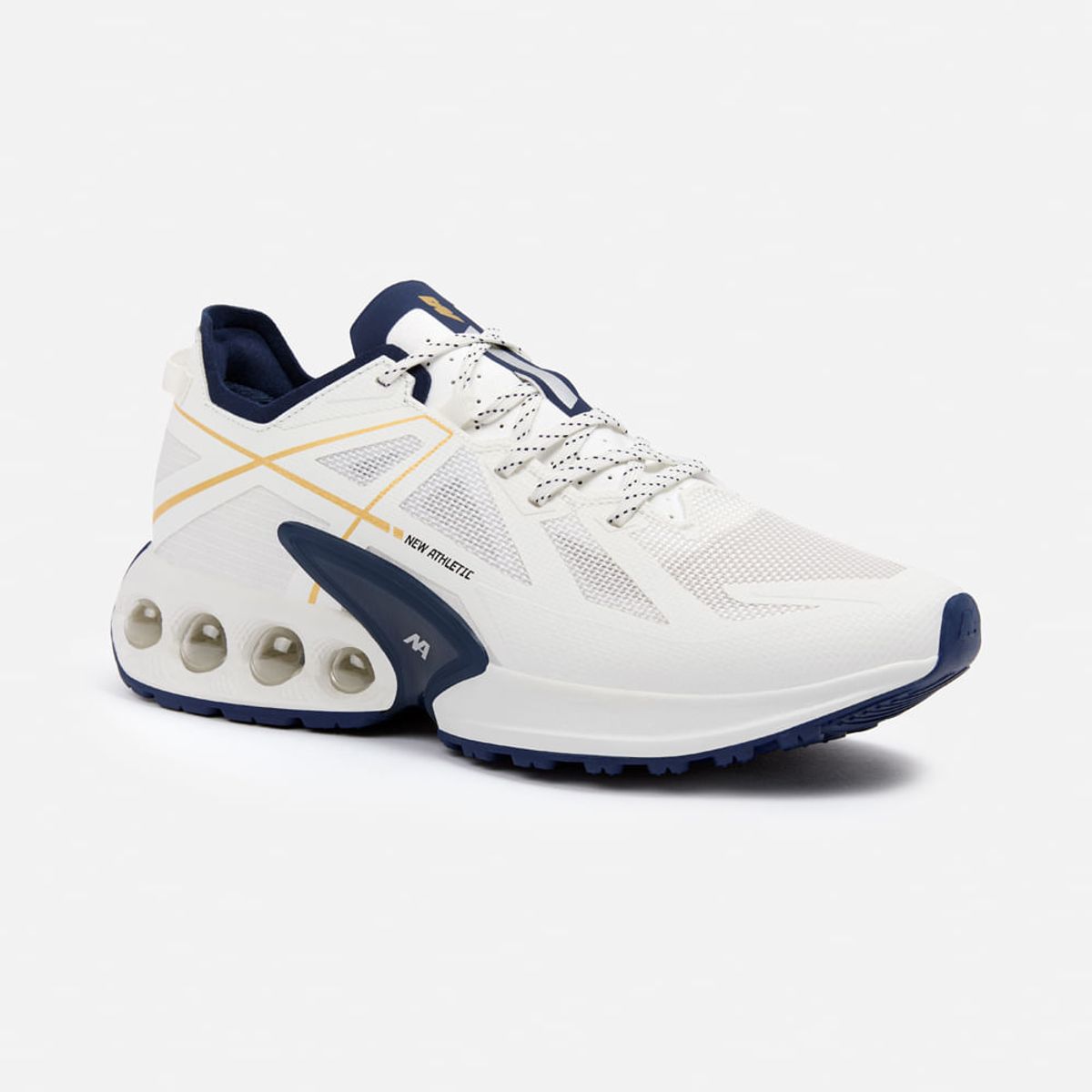 NEW ATHLETIC - Zapatillas New Athletic Running Wind112 Crema Con Azul Oscuro Hombre