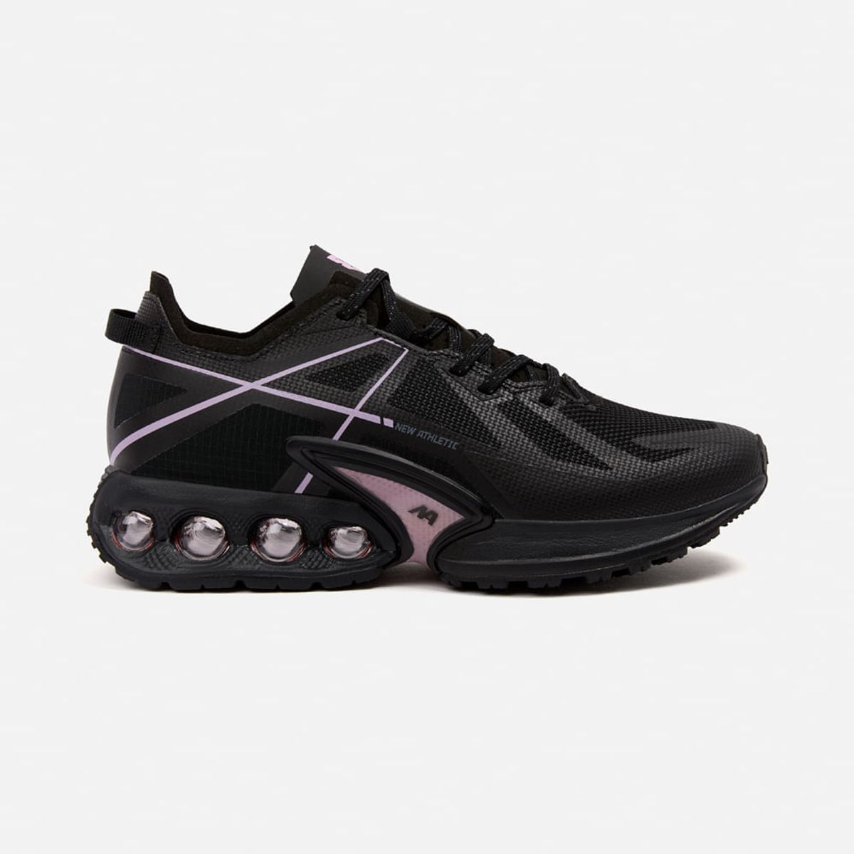 NEW ATHLETIC - Zapatillas New Athletic Running Wind112 Negro Con Lila Mujer