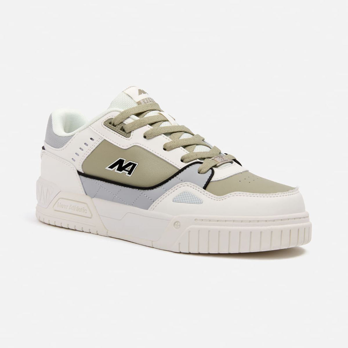 NEW ATHLETIC - Zapatillas New Athletic Skateboarding Square99 Crema Con Verde Claro Hombre