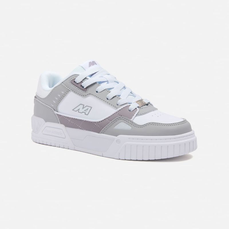 NEW ATHLETIC - Zapatillas New Athletic Skateboarding Square99 Blanco Con Gris Mujer