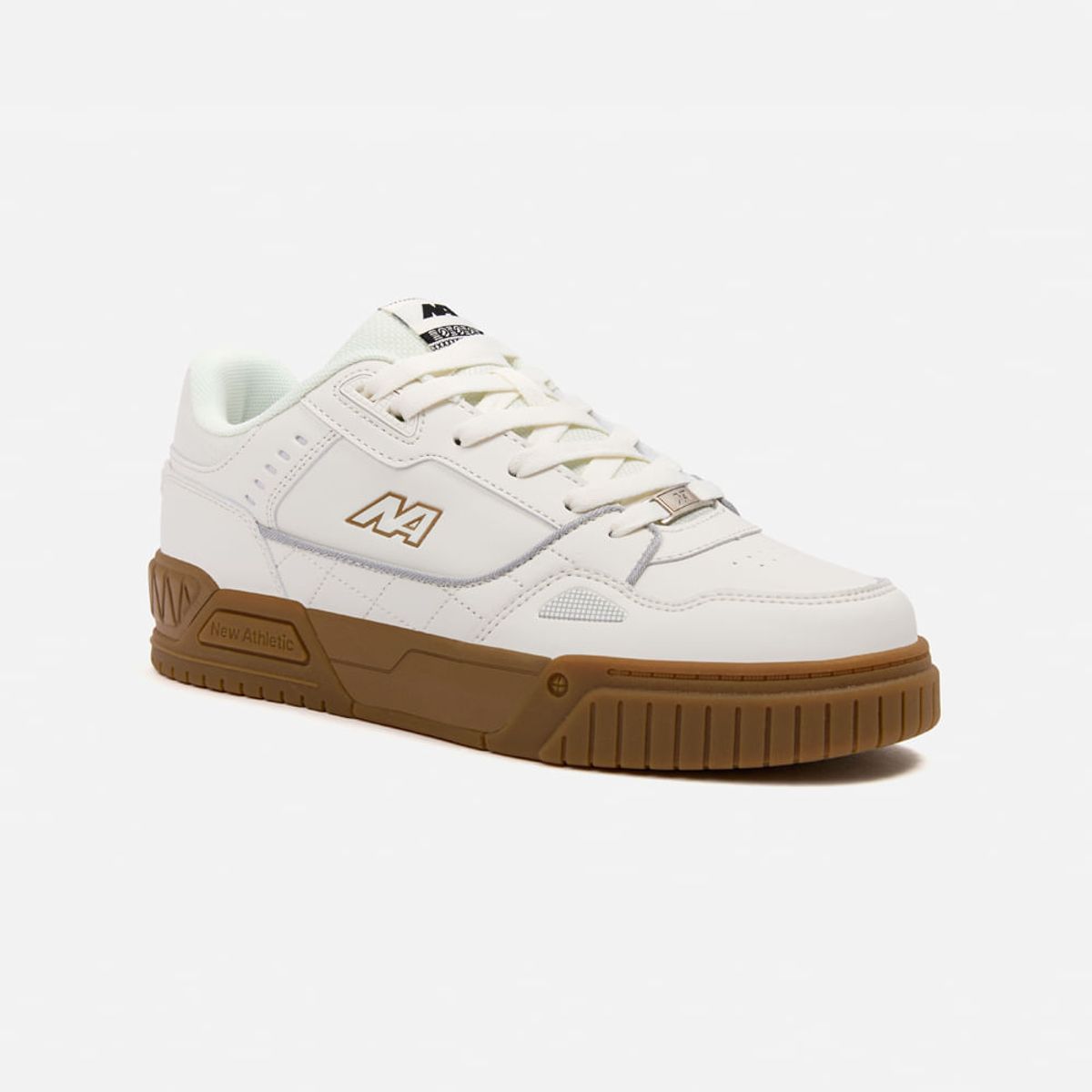 NEW ATHLETIC - Zapatillas New Athletic Skateboarding Square99 Crema Con Marrón Mujer