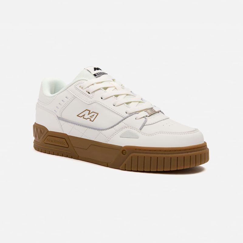 NEW ATHLETIC - Zapatillas New Athletic Skateboarding Square99 Crema Con Marrón Mujer