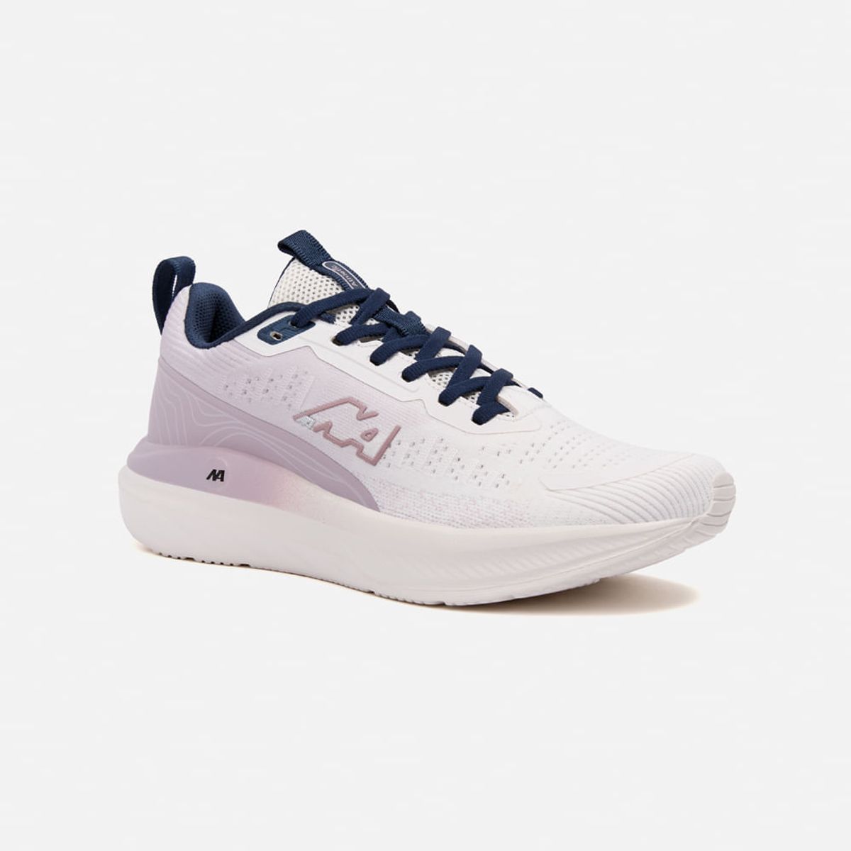 NEW ATHLETIC - Zapatillas New Athletic Running Speed136 Crema Con Lila Mujer