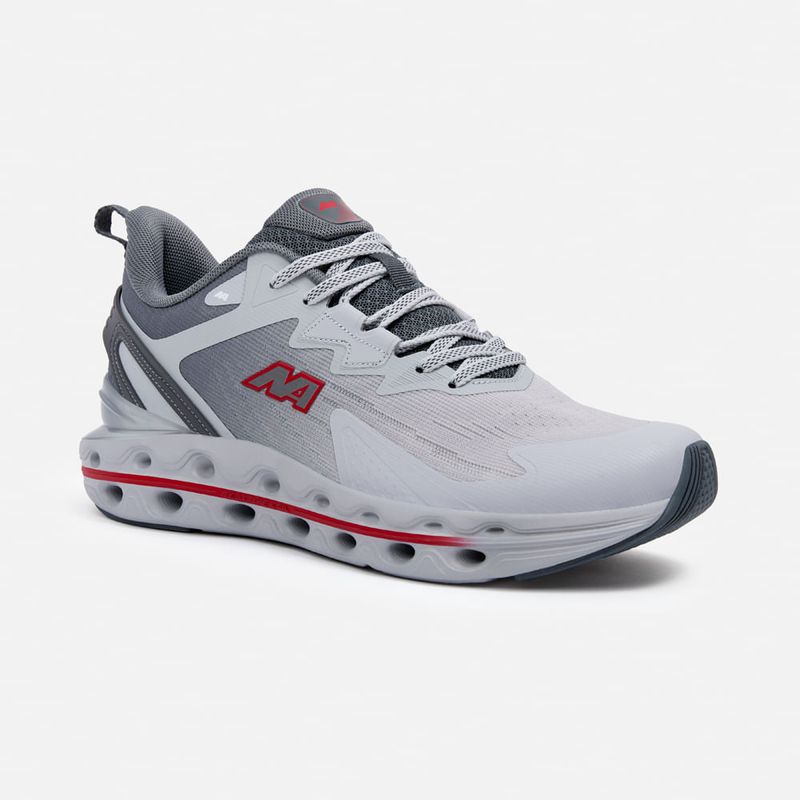 NEW ATHLETIC - Zapatillas New Athletic Running Croil143 Gris Con Guinda Hombre