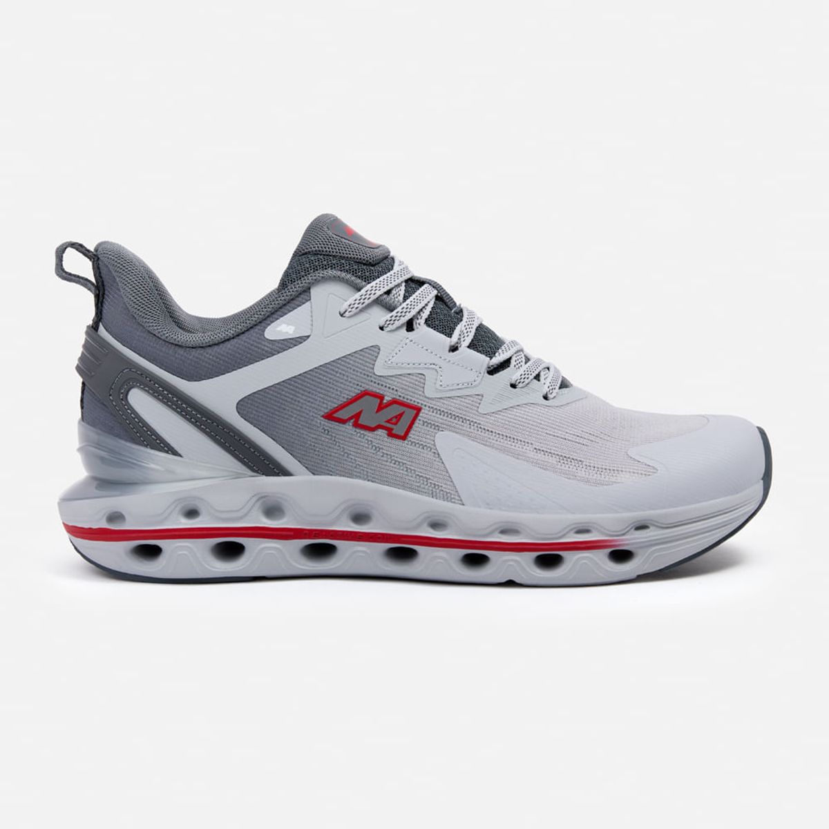 NEW ATHLETIC - Zapatillas New Athletic Running Croil143 Gris Con Guinda Hombre