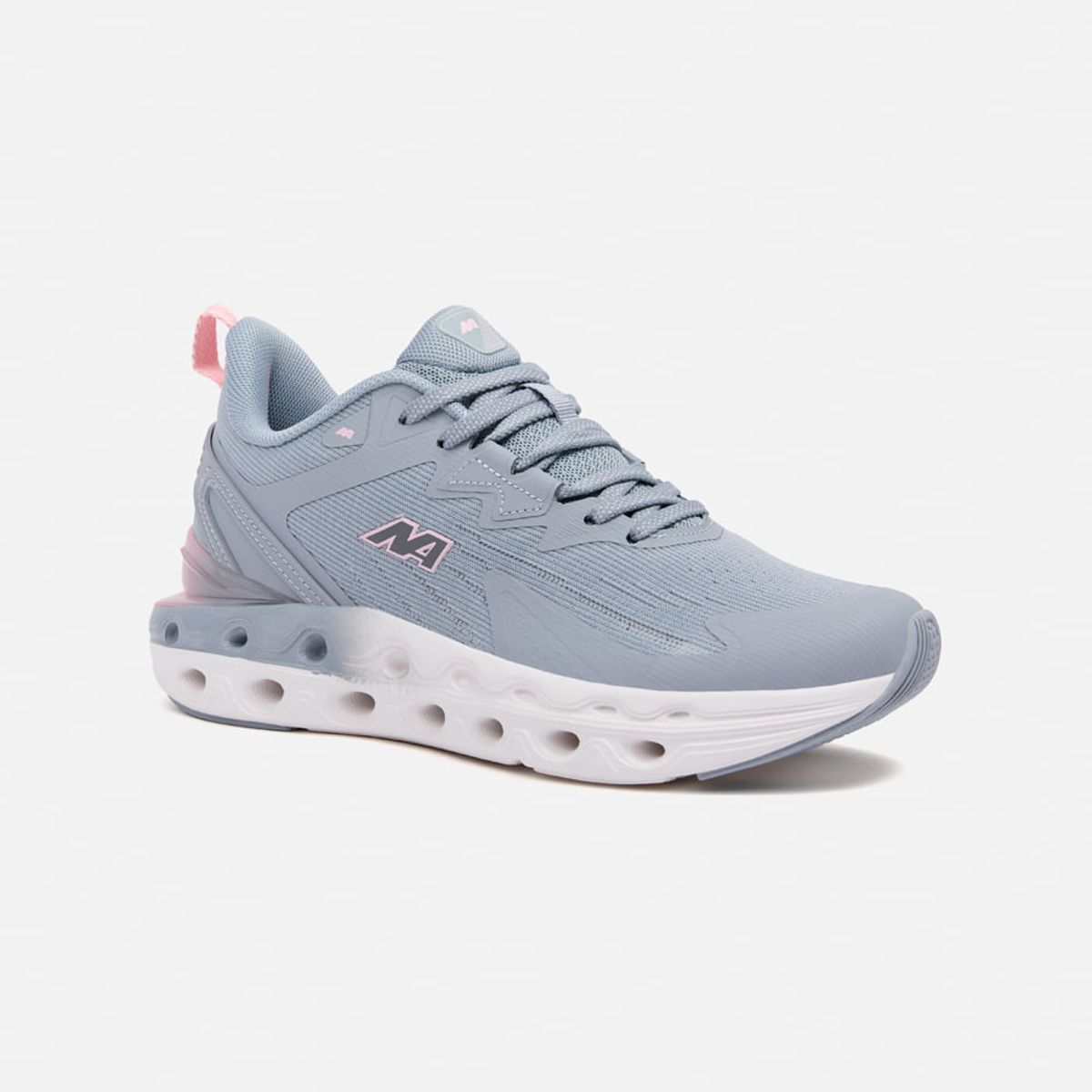 NEW ATHLETIC - Zapatillas New Athletic Running Croil143 Gris Con Melón Mujer