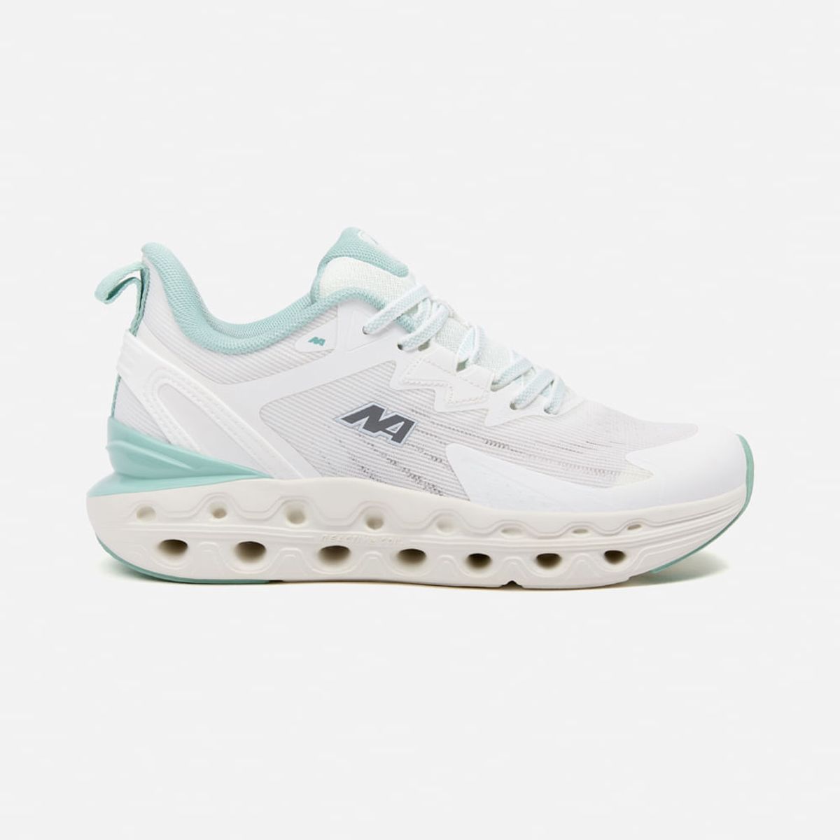 NEW ATHLETIC - Zapatillas New Athletic Running Croil143 Crema Con Verde Jade Mujer