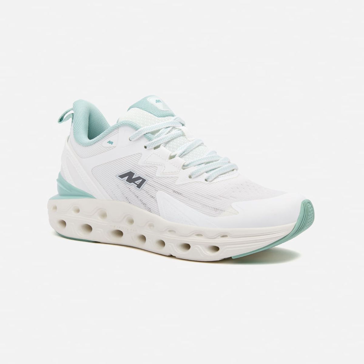 NEW ATHLETIC - Zapatillas New Athletic Running Croil143 Crema Con Verde Jade Mujer