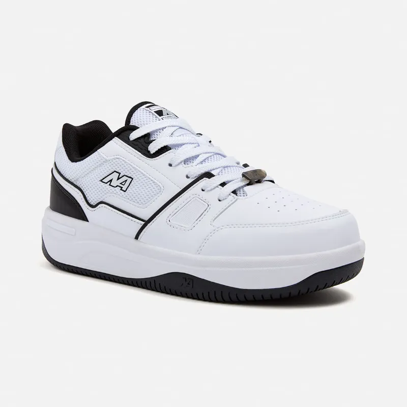 NEW ATHLETIC - Zapatillas New Athletic Skateboarding Kuel93 Blanco Con Negro Hombre