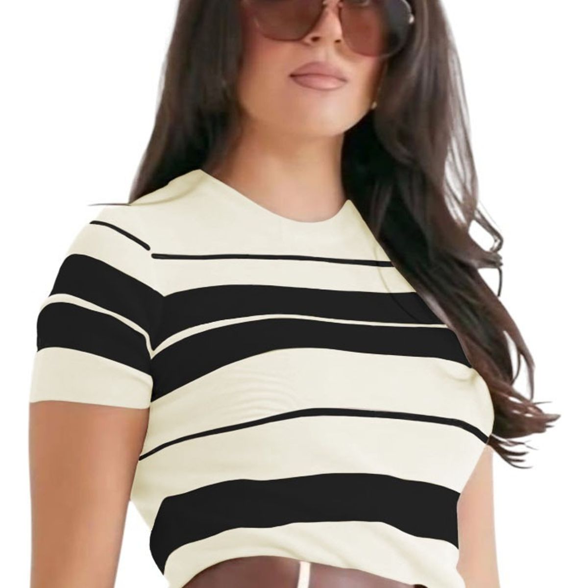 GENERICO - Polo Mujer Hilo New Ecoshoping 359G-17 Color Hueso