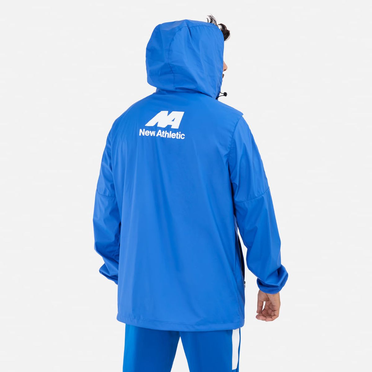 NEW ATHLETIC - Casaca New Athletic Dravox Azulino Con Blanco Hombre