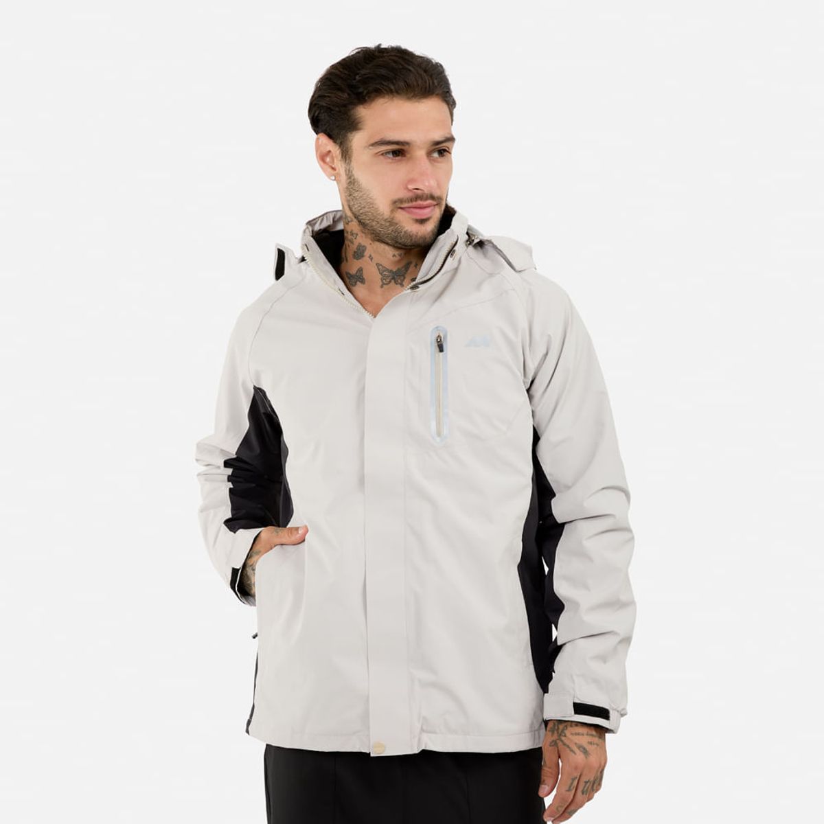 NEW ATHLETIC - Cortaviento New Athletic Nexor Beige Con Negro Hombre