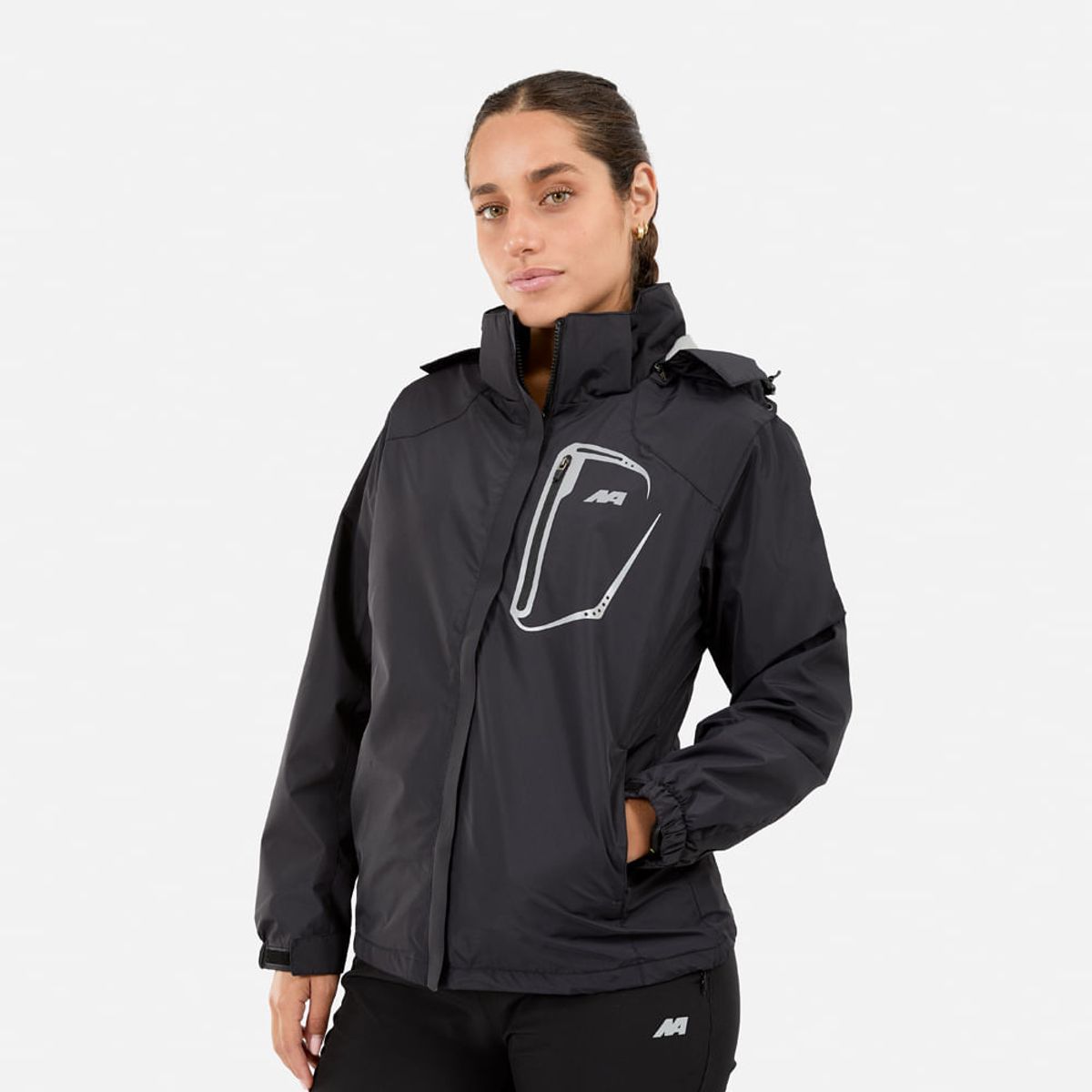 NEW ATHLETIC - Cortaviento New Athletic Zephira Negro Mujer