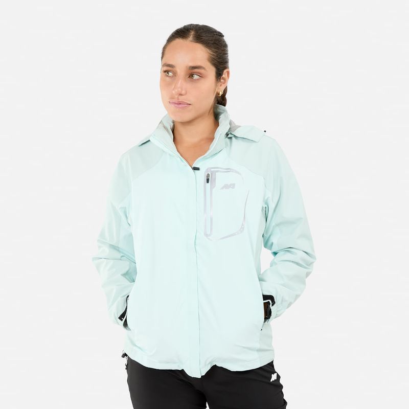 NEW ATHLETIC - Cortaviento New Athletic Zephira Verde Jade Mujer