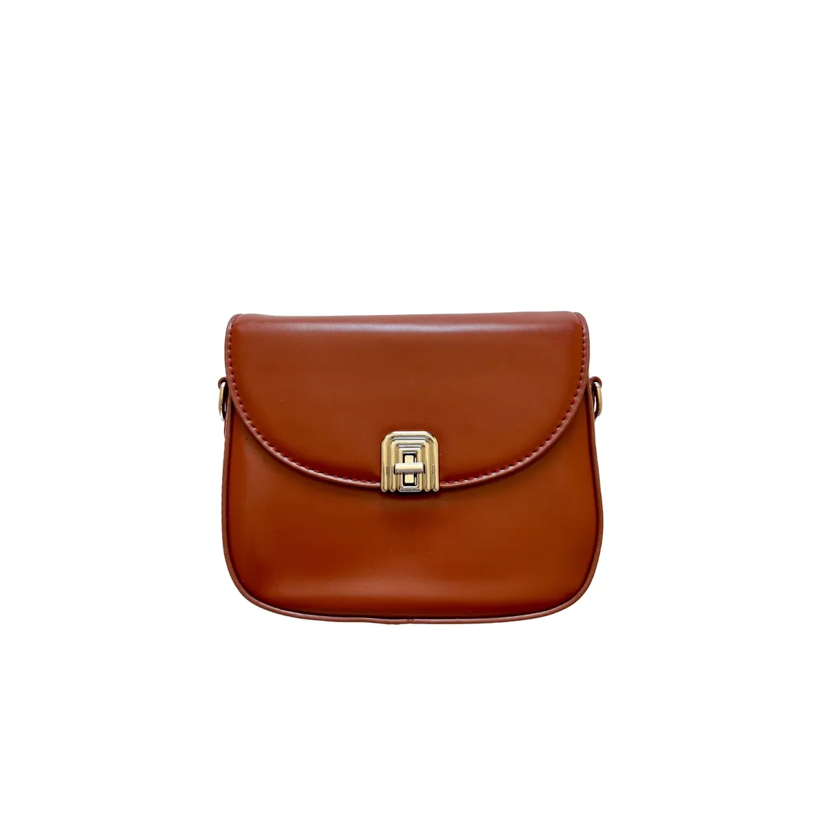 GENERICO - CARTERA CROSSBODY SQUARELY  HONEY GLAZE