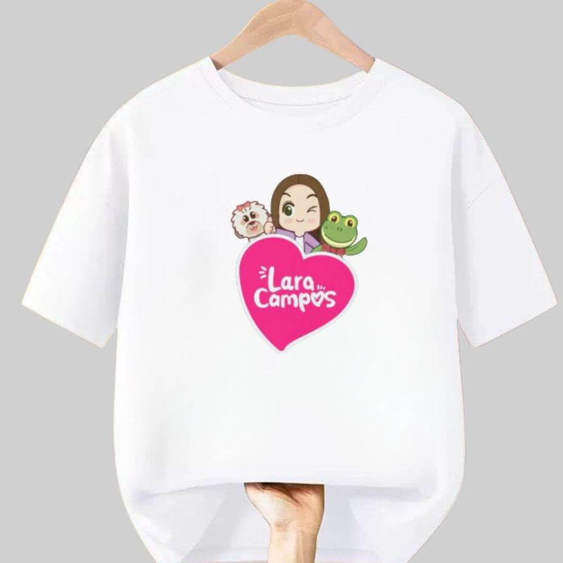 GENERICO - Polo Algodon Rana Lara Campos Peluche Blanco  - Talla 4 hasta XL