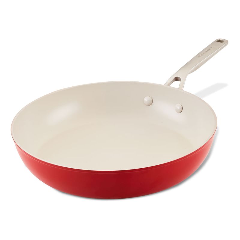 KITCHENAID - Set  x2 Sartenes 21 y 25cm Aluminio Forjado Antiadh Cerámico KitchenAid