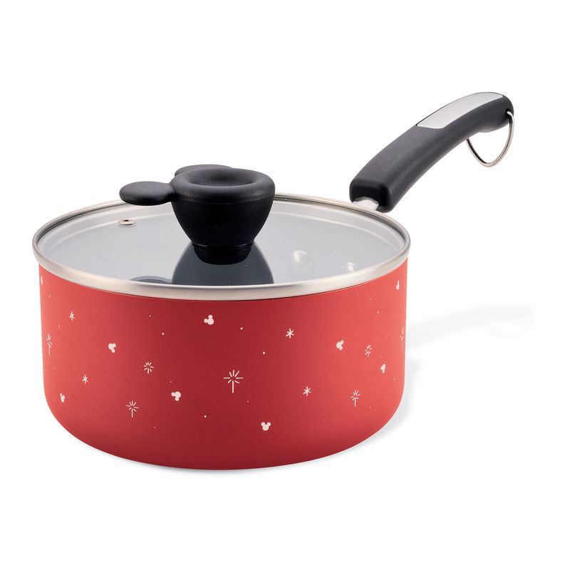 DISNEY - Olla 1900ml Antiadherente Cerámico Disney Bon Voyage Farberware Rojo