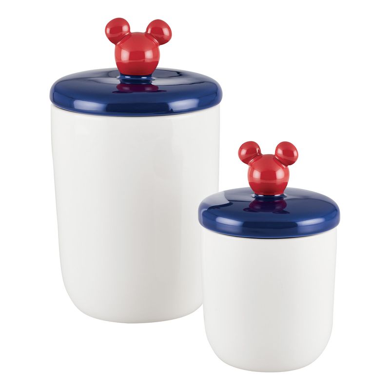 DISNEY - Set x2 Recip de cerámica con tapa hermética Disney Home Bon Voyage