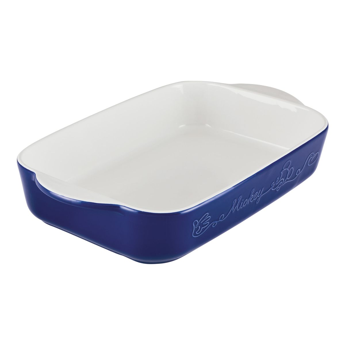 FARBERWARE - Set x2 moldes de hornear cerámica Disney Home Bon Voyage Azul y rojo