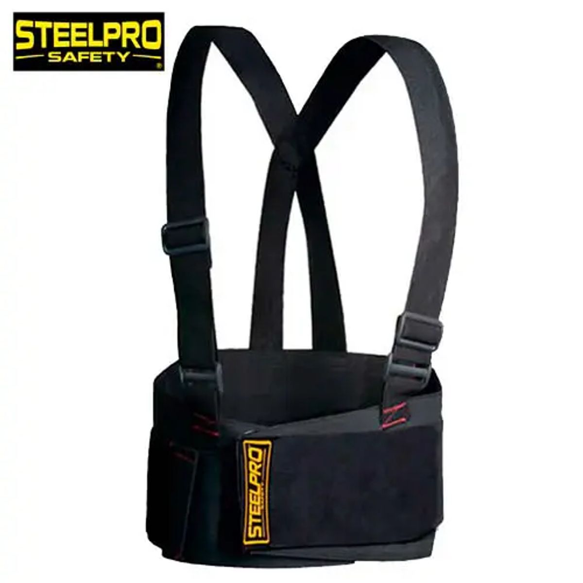 STELLPRO - FAJA LUMBAR CON SUSPENSOR TALLA XXL - STEELPRO - PACK X 3