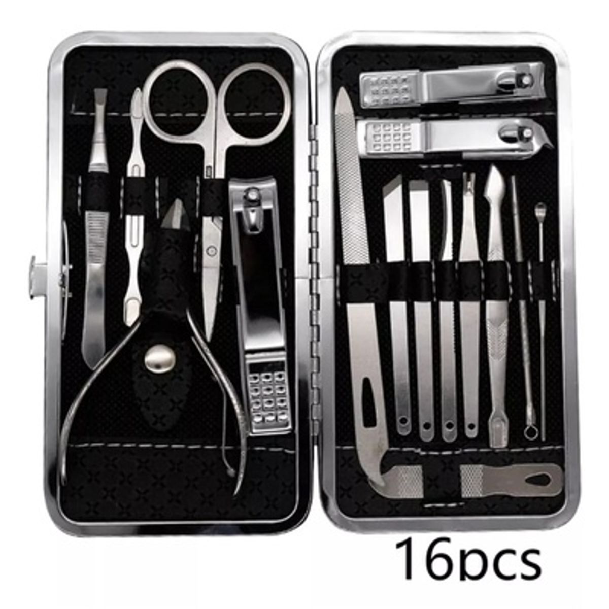 GENERICO - Hannzo Kit Manicura Y Pedicura 19 Piezas Acero